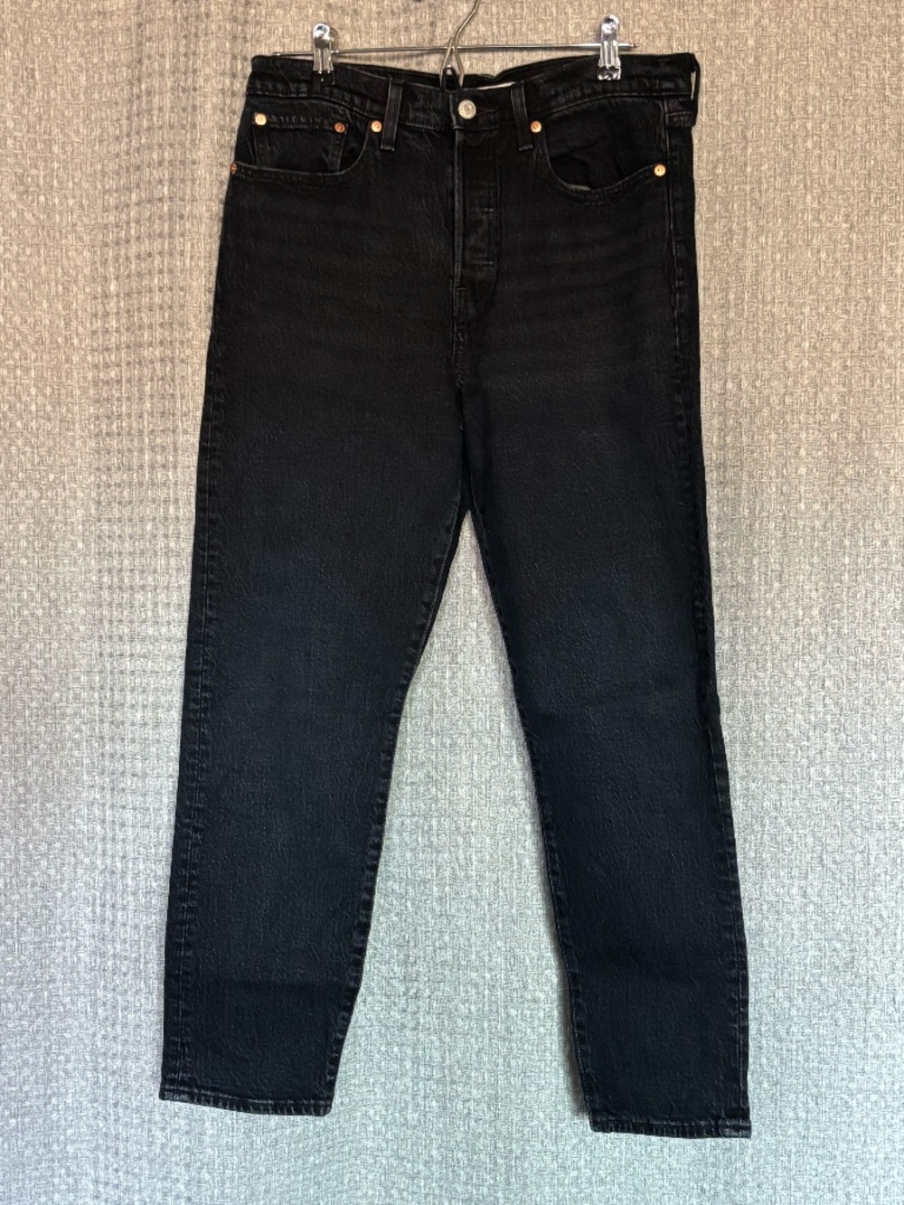 Levi's Wedgie Fit Black Jeans Women's Size 30 Button Fly PC9-22861-0064